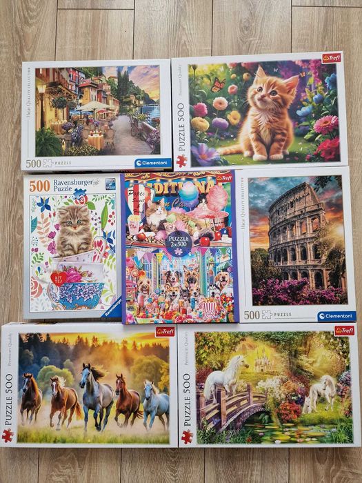 Vand puzzle-uri de 500 piese