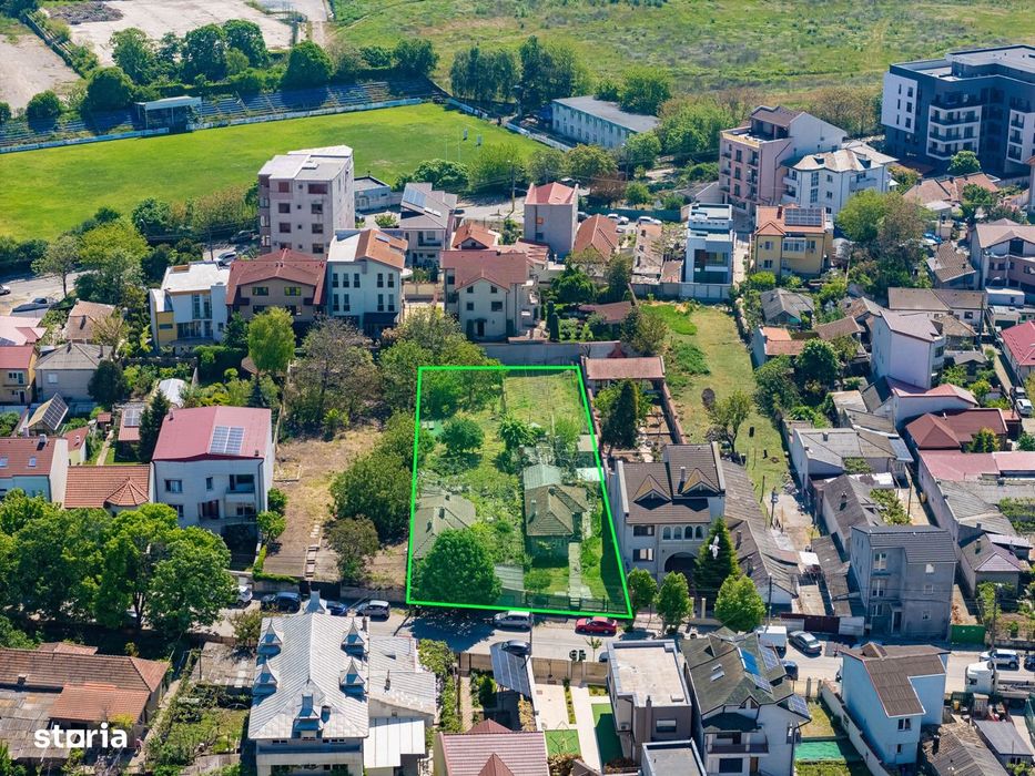 Teren rar, 1600 mp in zona Stadion | Deschidere 25 m | Utilitati