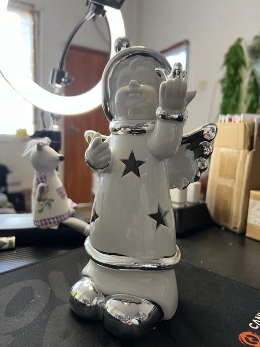 Порцеланов Свещник Ангелче