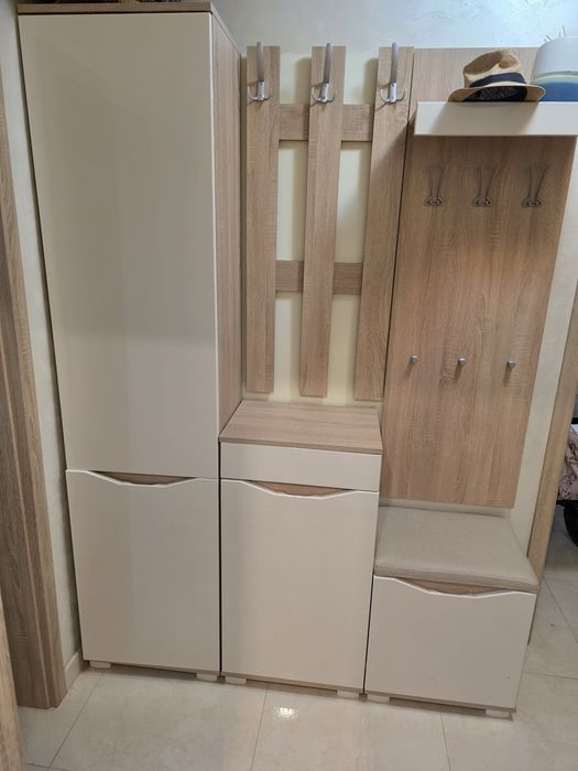 Портманто три модула МДФ 150х208х45см
