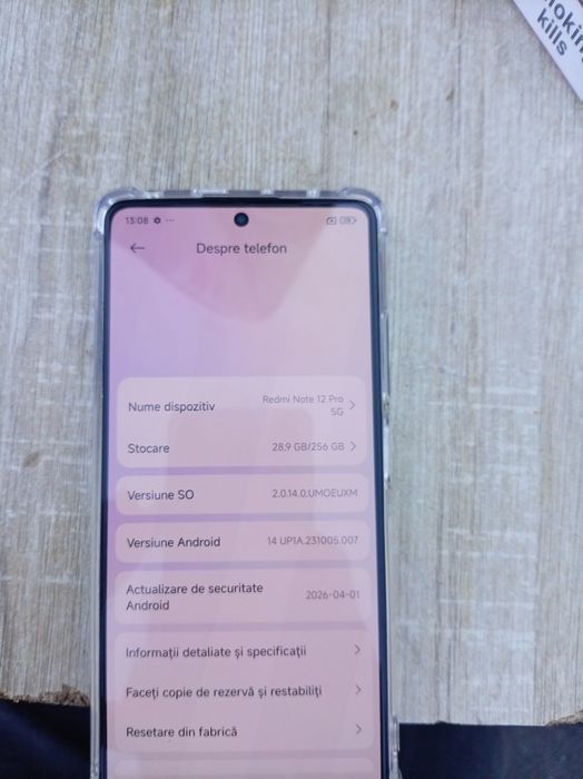 De vanzare redmi Note 12 pro 5G