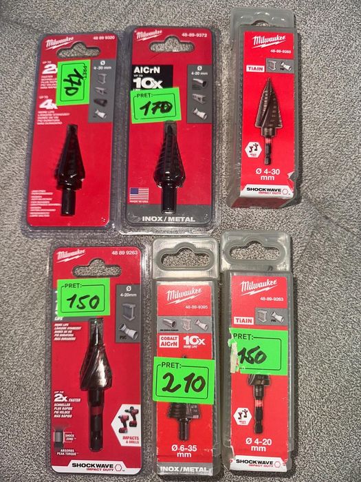 Milwauke consumabile torxi tubulare stoc limitat