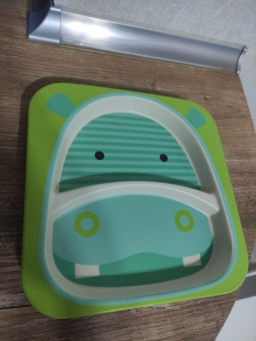 Бамбуковая детская тарелка