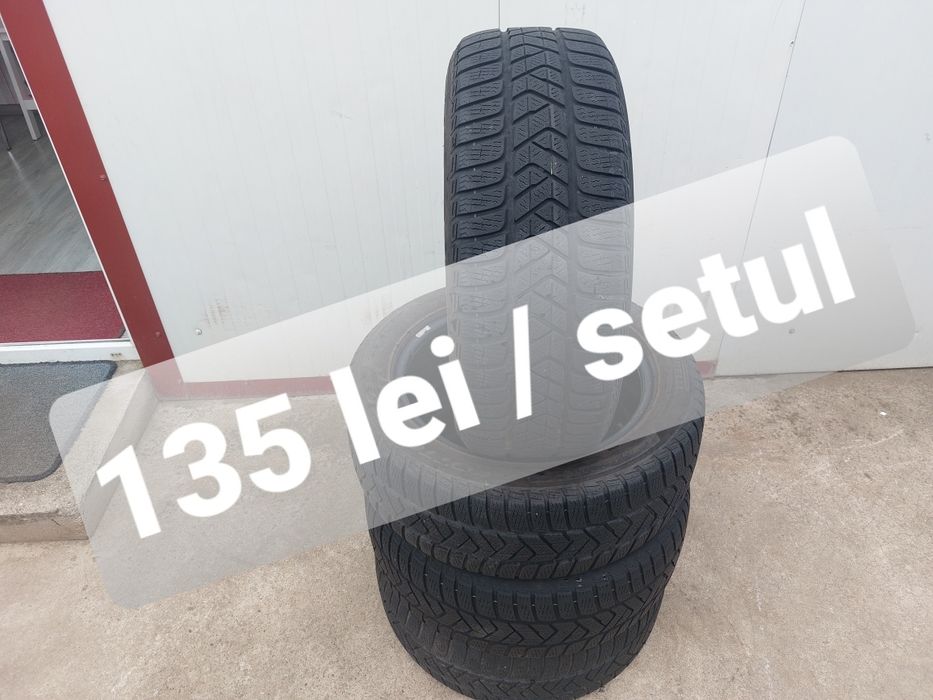 135 lei bucata! Set anvelope M+S/IARNA 215 55 17 Pirelli