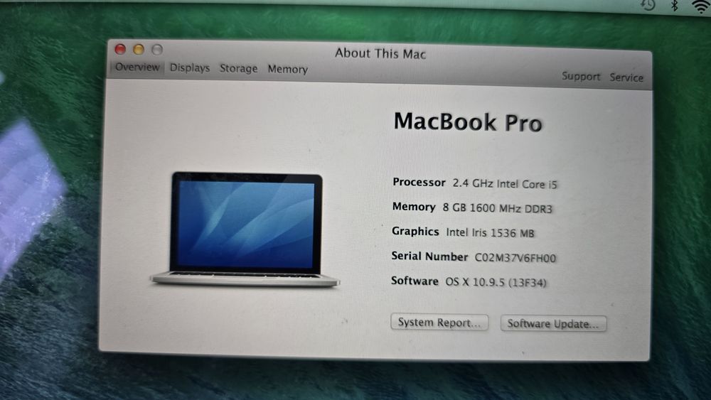 Macbook pro 14 2013 late retina