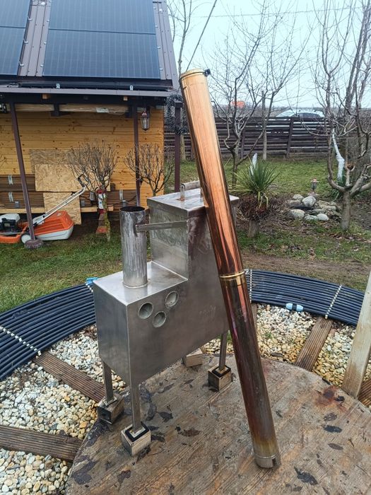 Sobă inox pentru ciubăr