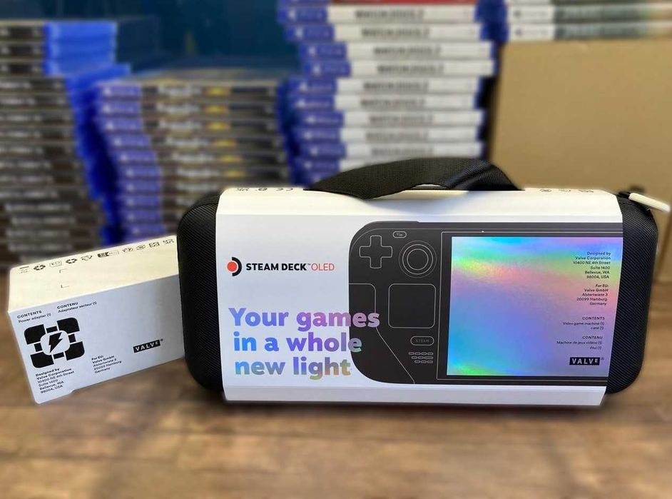 Новая Портативная Игровая Консоль Steam Deck OLED Valve 512Gb SSD