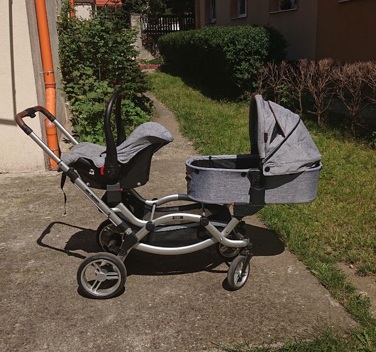 ABC Design Zoom Tandem pt 2 copii/bebelusi cu iso-fix