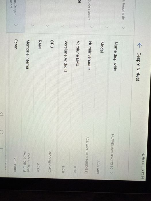 Tableta Huawei MediaPad
