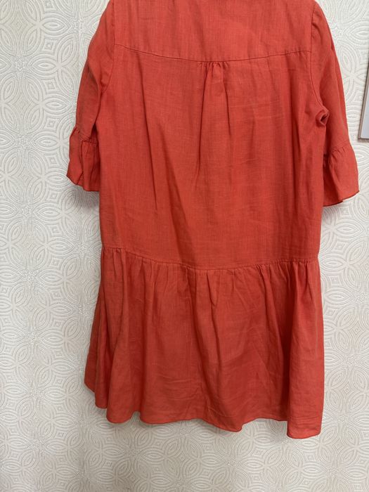 Платье свободное, льняное