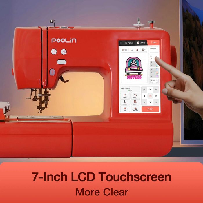 НОВА Бродировъчна Машина POOLIN 100x235 мм, Машина Дигитално Бродиране