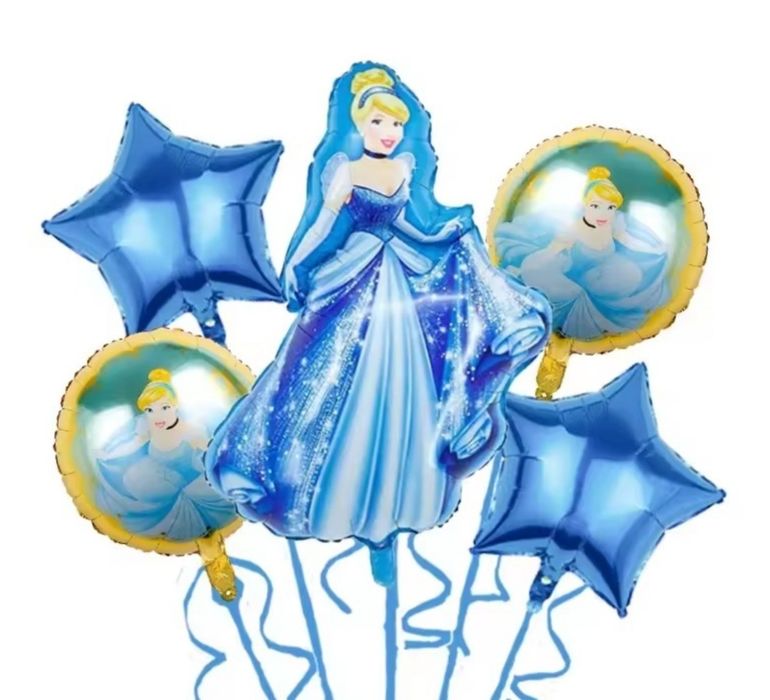 Парти сет Принцесите на Дисни,Пепеляшка, Снежанка, Бел и Рапунцел.