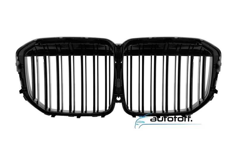 Grila dubla iluminata compatibila cu BMW X7 G07 (19-22) Negru lucios cu LED
