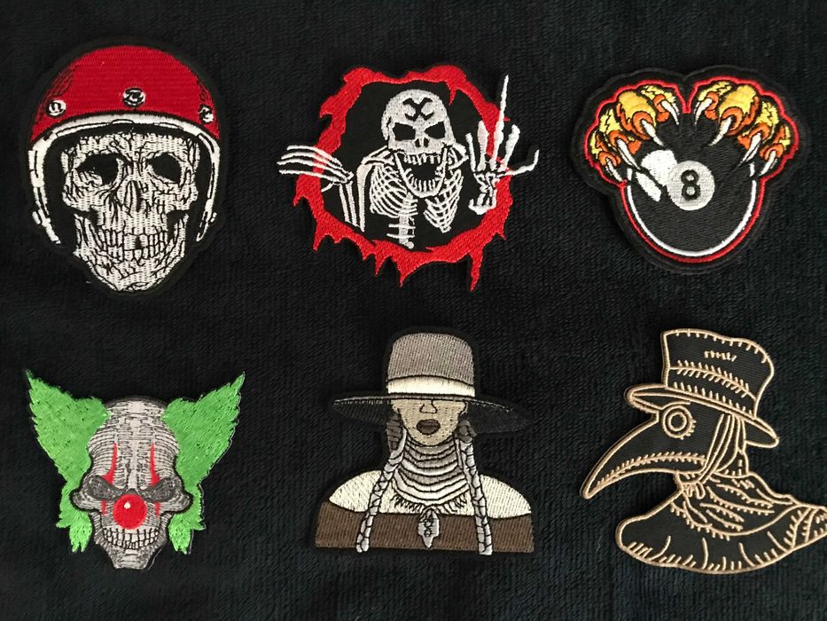 Petic/Patch/Emblema brodat geaca/vesta/etc piele/textil moto/rock/punk