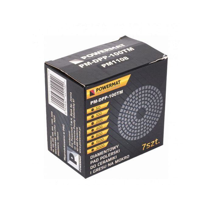 Set 7 discuri diamantate pentru slefuit Powermat