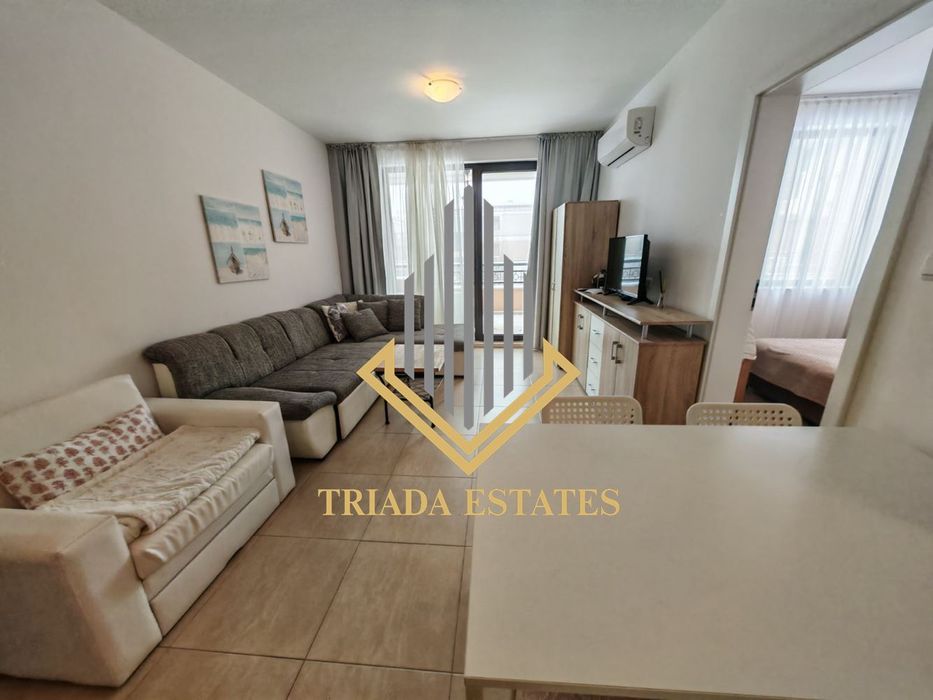 Обзаведен двустаен апартамент в комплекс Green life Sozopol