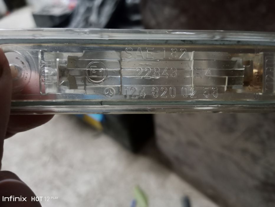 Подсветка номера на Мерседес W124