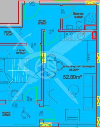 Двустаен - Меден Рудник