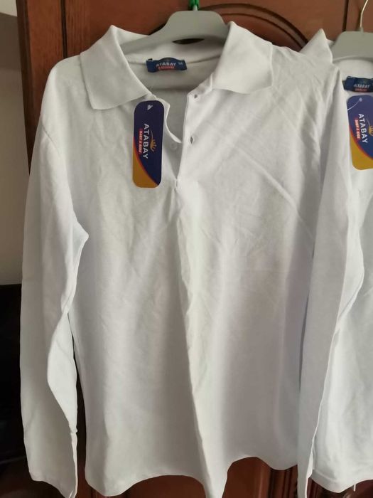 Tricouri polo baieti noi cu maneca lunga (12-14 ani)