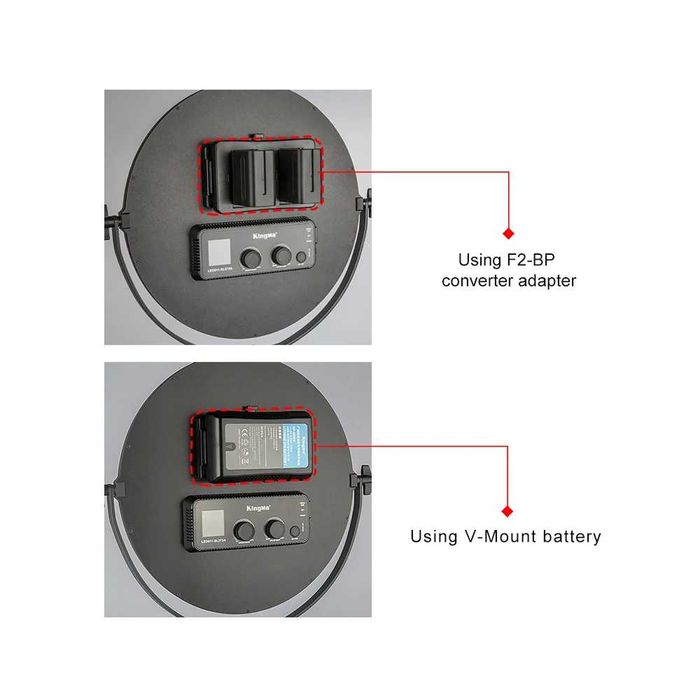 Конверторна плочка V Mount към NP-F батерии NP-F550 NP-F750 NP-F970