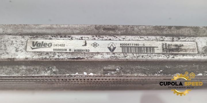 Radiaotr intercooler 2.0 DCI M9R 8200411160C Renault Trafic 2 [faceli