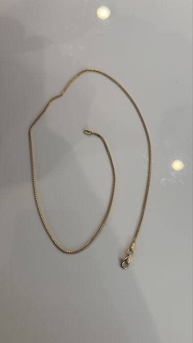 Lanț aur galben 18k nou. Greutate:4.50g, Lungime:40cm, Grosime:1,3mm