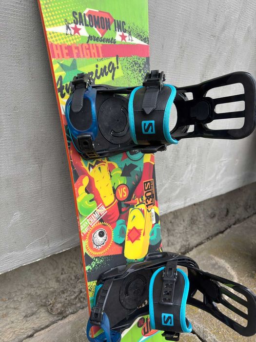 Placa snowboard Salomon Junior 130cm cu legaturi Salomon