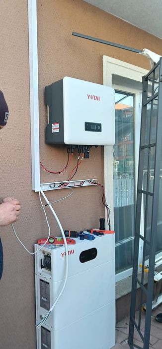BATERII de stocare, montaj, fotovoltaice