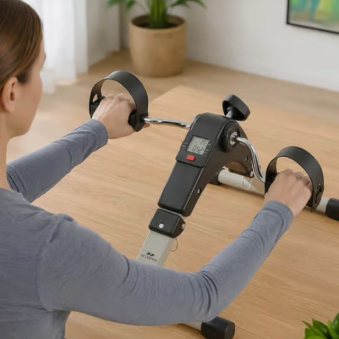 Велоергометър BodySpin Core с LCD дисплей и регулируемо съпротивление – за ръце и крака