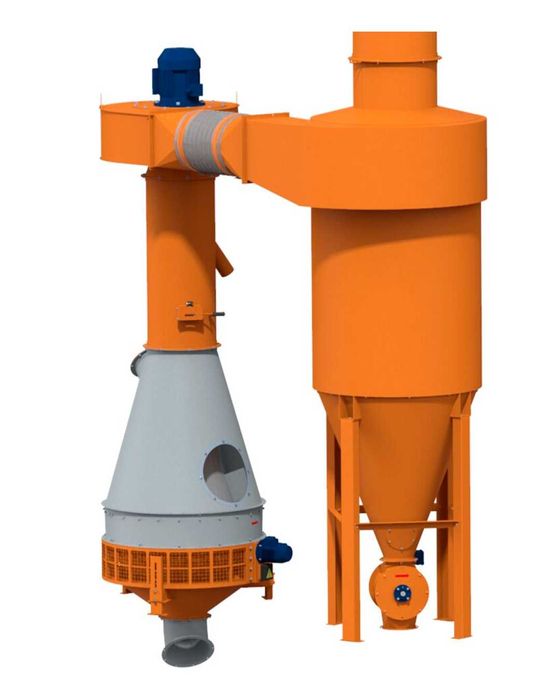 Сепаратор зерна ОБРУЧ (пневмосепаратор) — 120 тонн в час