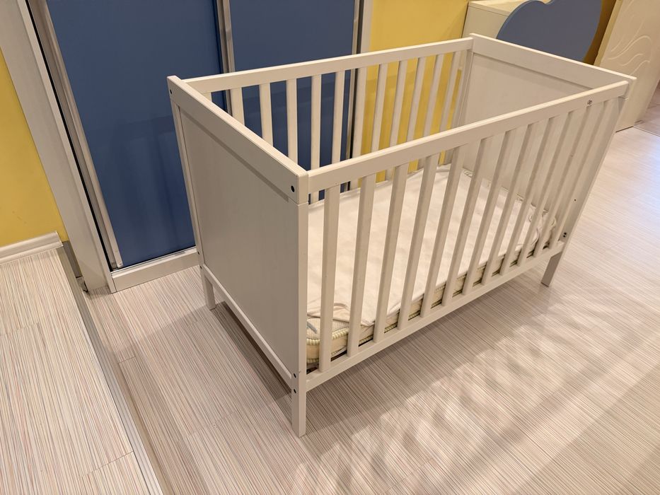 Детска кошара IKEA Sundvik + матрак iSleep
