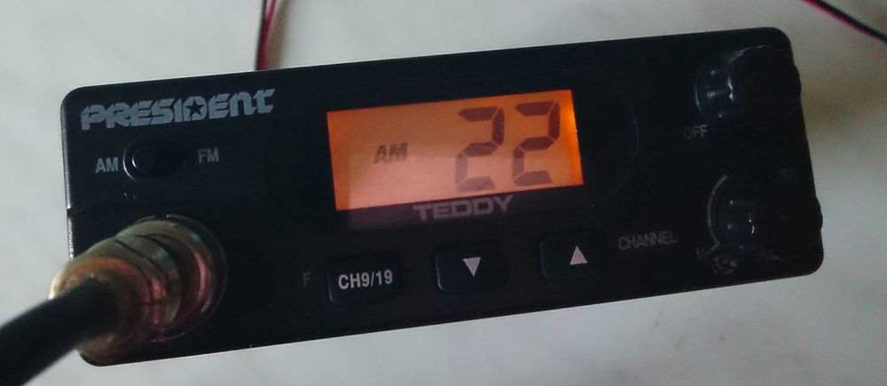 Statie recepție-emisie President Teddy ASC CB 27 Mhz