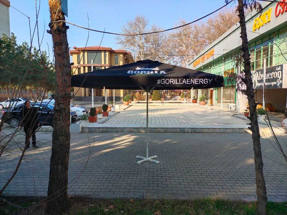 Kafe uchun zontik brend bilan