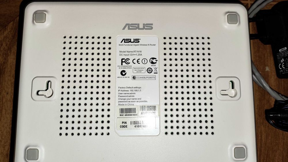 роутер ASUS rt-n16