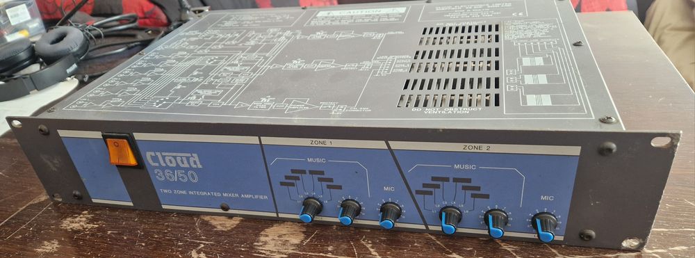 Двузонов стерео усилвател CLOUD 36/50