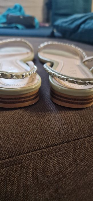 Sandale Zara verde pal