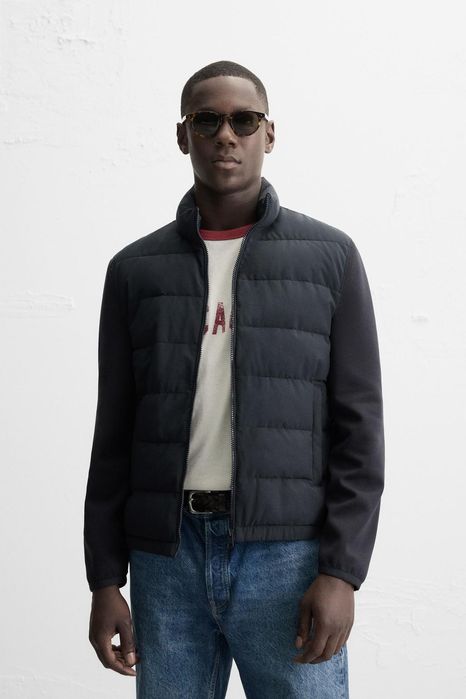 Ватирано яке  ZARA с висока яка