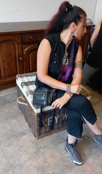 Ракла/Винтидж масивен корабен сандък/ракла -мебел