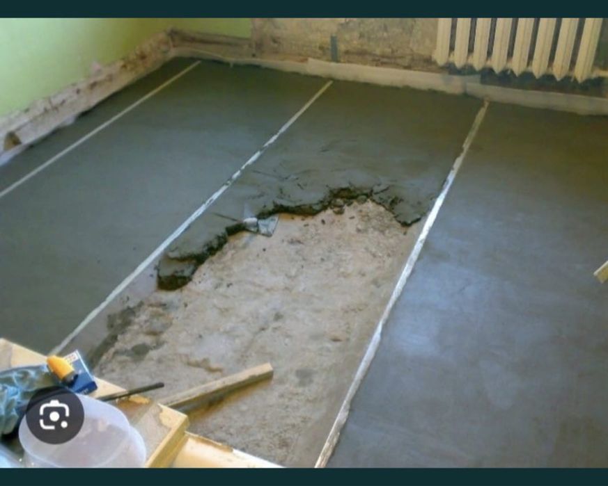 Стяжка, работы по ремонты