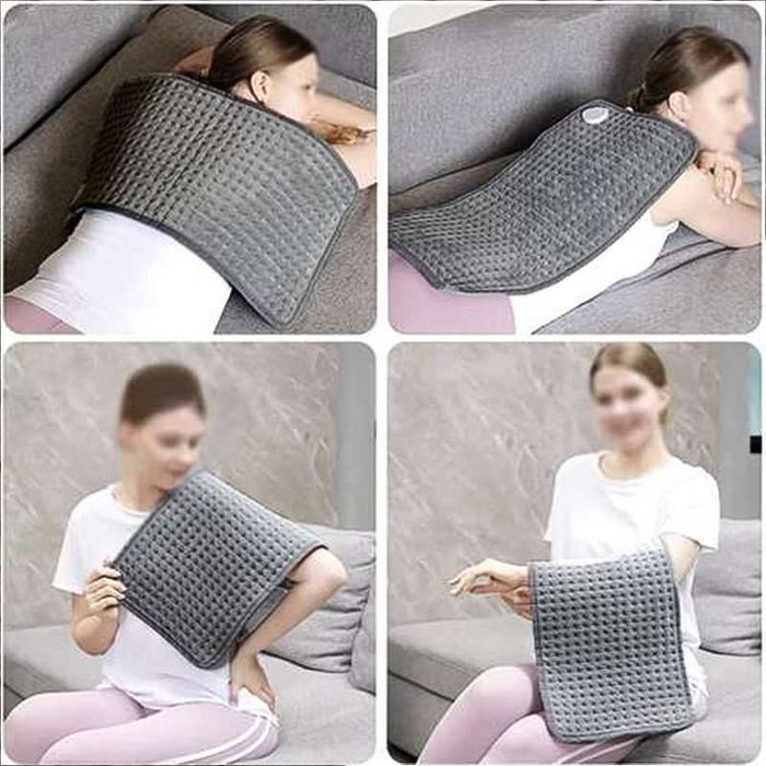 Електрическа възглавница, 85 W, 60 х 30 см, 10 Температурни нива, сива