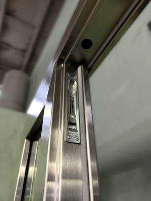 Шпингалет торцевой для металлических дверей FUARO TDB set 160-24