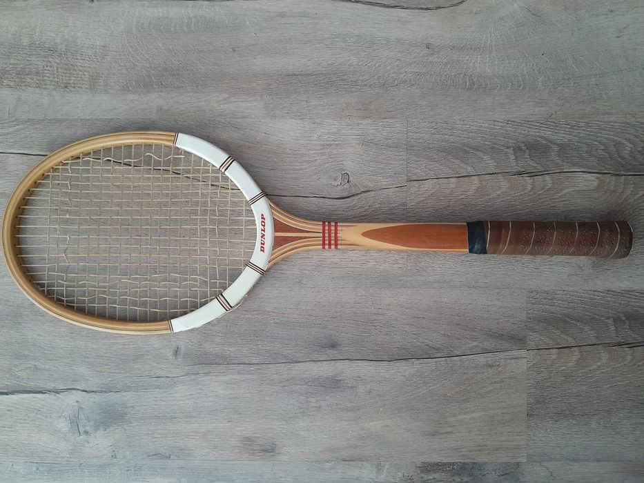 Racheta tenis de camp Dunlop Maxply lemn veche vintage