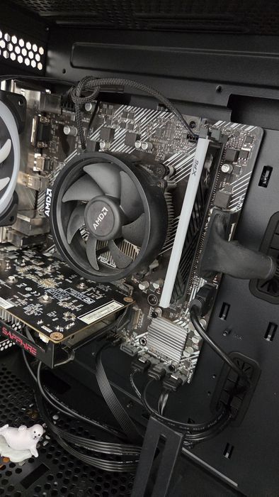 Kit ryzen 5 5600g cu placă de bază A 520m k
