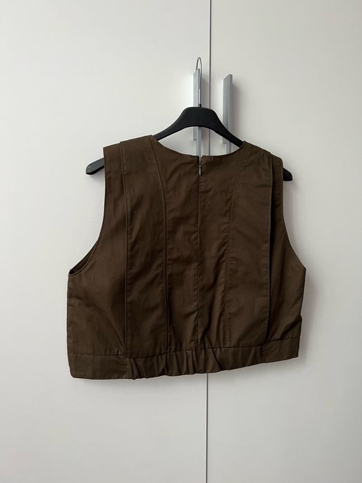 Zara новый кроп топ