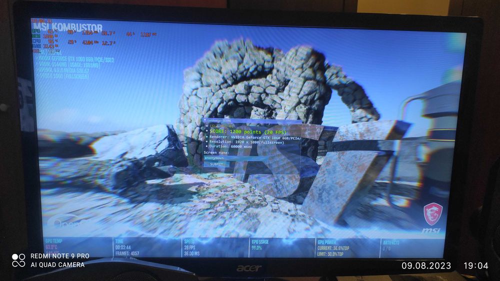 видеокарта  Palit GeForce GTX 1060 StormX 6GB GDDR5