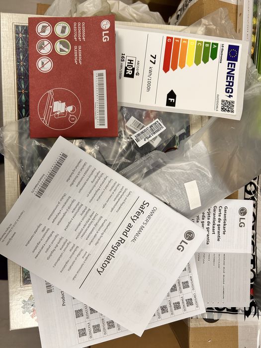 OLED’evo 4K LG super G4 serie TV SMART+ 140cm diagonala nou