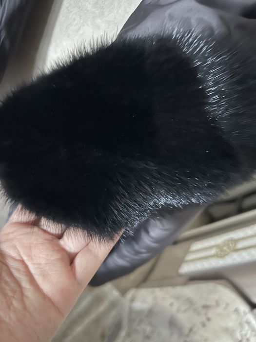 Куртка с норковым воротником