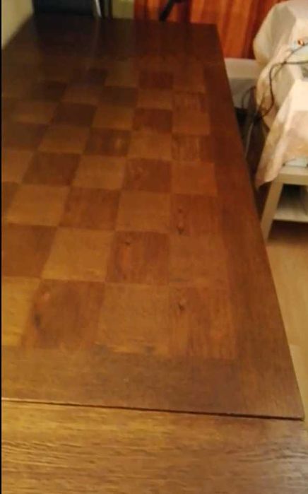 Masă extensibilă masivă din lemn