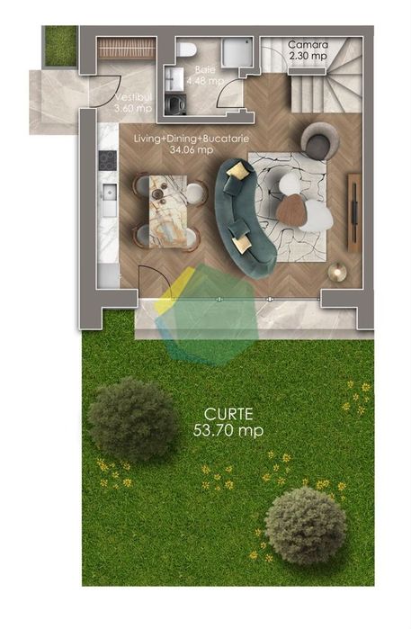 Vilă Duplex Otopeni/Metrou la 900 m/Spatioasa
