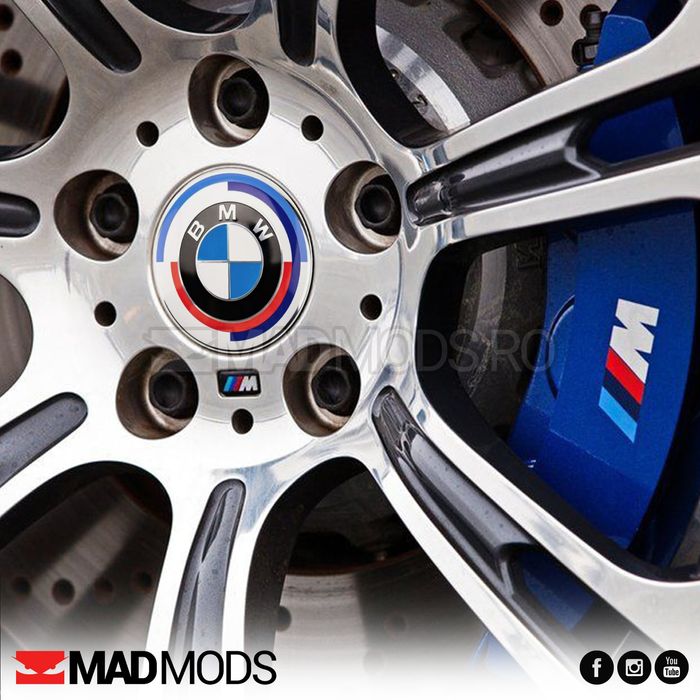 Set 4 capacele aniversare jante BMW 68mm | 56mm Seria 1 2 3 4 5 6 7 8